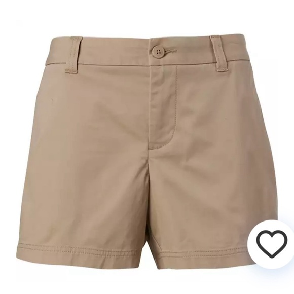 MAGELLAN OUTDOORS HAPPY CAMPER SHORTY SHORTS KHAKI TAN NEW - Picture 1 of 9